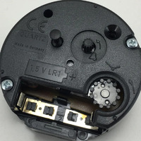 German Round Alarm Clock Quartz Movement - 9.7mm Shaft (Suits Dials 0-4mm Thick) image