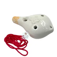 Yellow Ocarina Whistle 10cm image