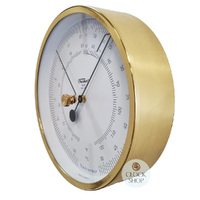 13cm Polished Brass Polar Series Thermometer By FISCHER image