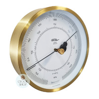 13cm Brushed Brass Polar Series Barometer By FISCHER image