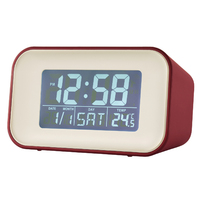 6cm Alta Red Spice Reflective LCD Digital Alarm Clock By ACCTIM image