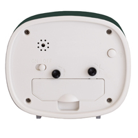 9cm Hilda Forest Green Silent Analogue Alarm Clock By ACCTIM image