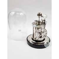 28.5cm Black Astrolabium Mantel Clock By HERMLE image