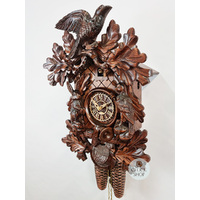 Before The Hunt 8 Day Mechanical Carved Cuckoo Clock 42cm By TRENKLE image