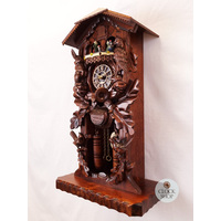 Before The Hunt Battery Carved Table Cuckoo Clock With Dancers 53cm By TRENKLE image