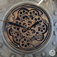 60cm Jolijn Bronze Moving Gear Wall Clock By COUNTRYFIELD image
