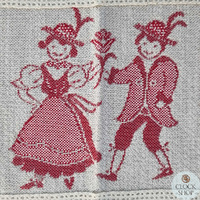 Red Dancers Table Runner By Schatz (70cm) image
