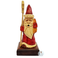 18cm Hand Carved St Nicholas German Incense Burner By Master Carver image