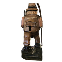 22cm Hand Carved Wood Chopper German Incense Burner By Master Carver image