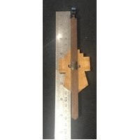 Cuckoo Clock Mechanical Pendulum Chalet Style Hand Painted in Cherry Colour - Rod Length 180mm image