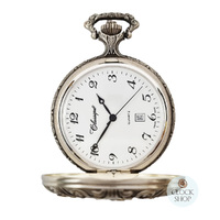48mm Two Tone Unisex Pocket Watch With Three Horses By CLASSIQUE (Arabic) image