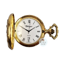 48mm Gold Unisex Pocket Watch With Chevrolet By CLASSIQUE (Roman) image