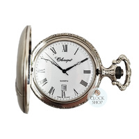 48mm Rhodium Unisex Pocket Watch With Sailing Boat By CLASSIQUE (Roman) image