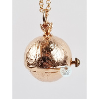 20mm Rose Gold Womens Ball Pendant Watch By CLASSIQUE (Roman) image