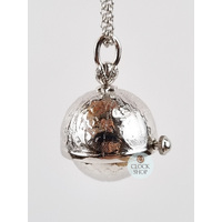 20mm Rhodium Womens Ball Pendant Watch By CLASSIQUE (Arabic) image
