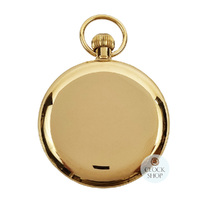 4.9cm Gold Plated Open Dial Mechanical Pocket Watch By CLASSIQUE (Roman) image
