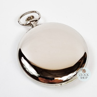 4.9cm Stainless Steel Mechanical Skeleton Swiss Pocket Watch By CLASSIQUE (Roman) image