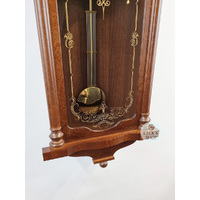 68cm Walnut 8 Day Mechanical Chiming Wall Clock By HERMLE image