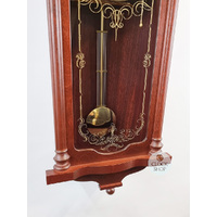 68cm Mahogany 8 Day Mechanical Chiming Wall Clock By HERMLE image
