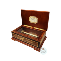Burlwood 70 Note Music Box With Instrument Inlay (Tchaikovsky- The Nutcracker Suite) image