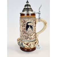 Medieval Wedding Beer Stein Rustic 0.5L By KING image