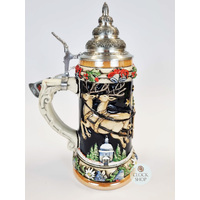 Santa Claus In Sleigh Beer Stein 0.75L By KING image
