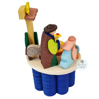 Nativity Scene Hand Crank Music Box By Graupner (Silent Night) image