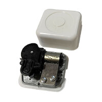 Sankyo 18-Note Wind-Up White Musical Movement For DIY Projects- Assorted Melodies image