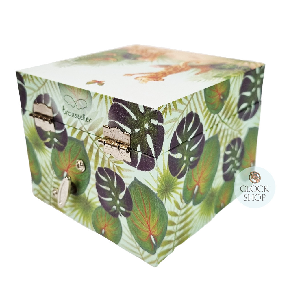 Cheetah Musical Jewellery Box - Sleeping Beauty (Scratched Mirror) image