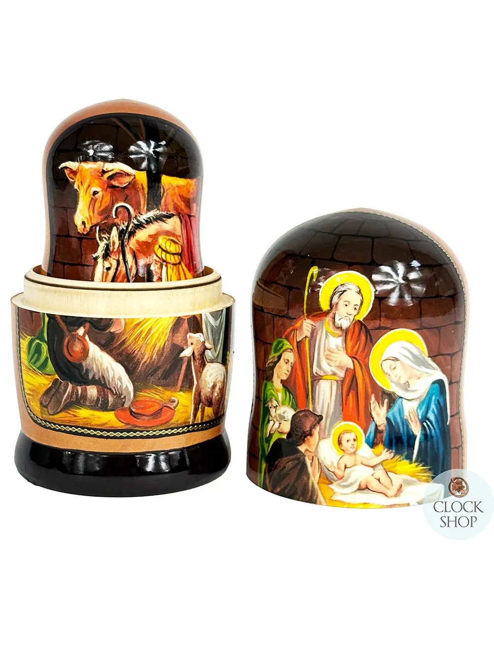 Nativity Russian Dolls- 18cm (Set Of 4) image