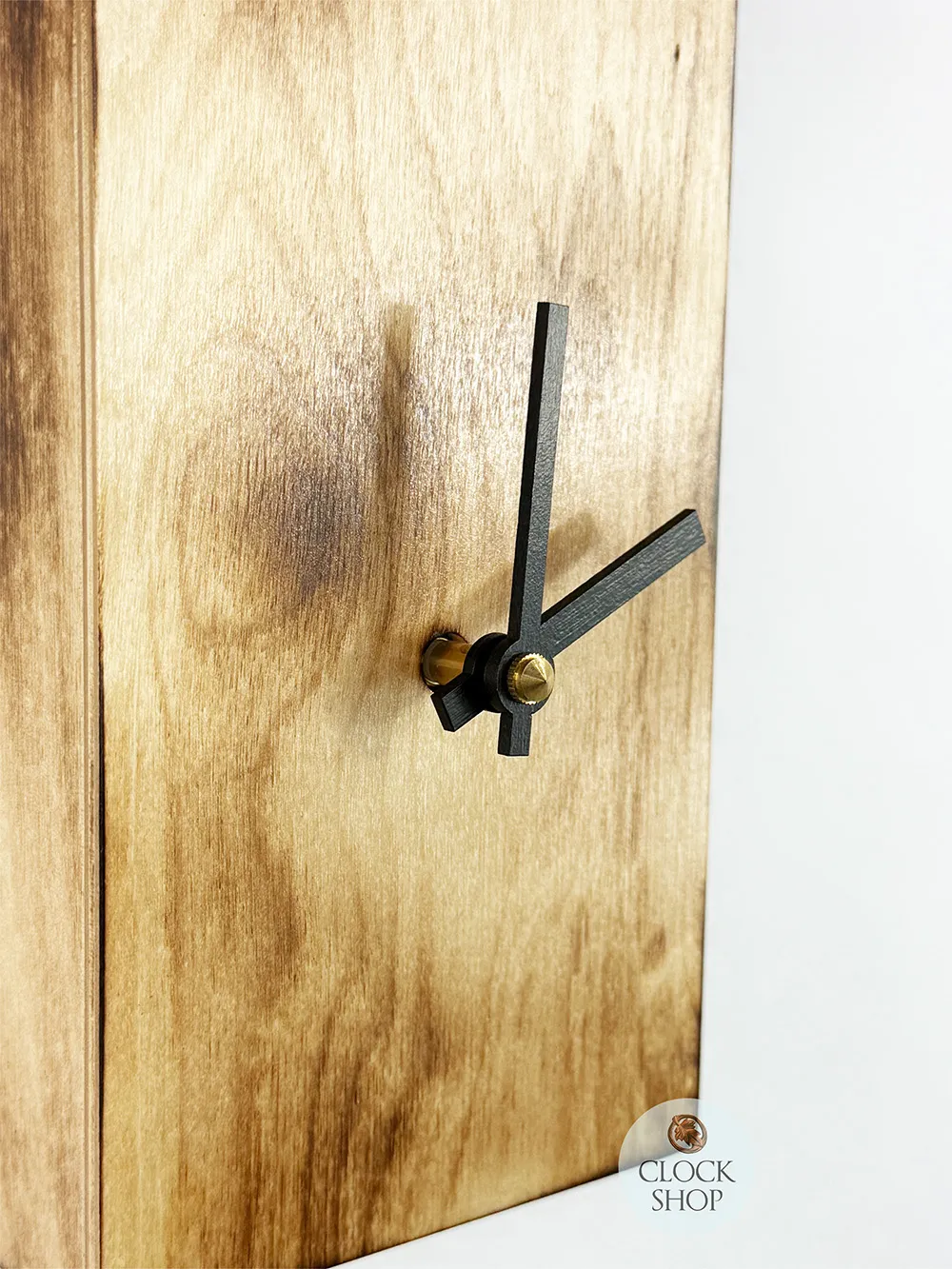 Brown Bird House Battery Modern Cuckoo Clock With Burnt Finish 29cm By ENGSTLER image