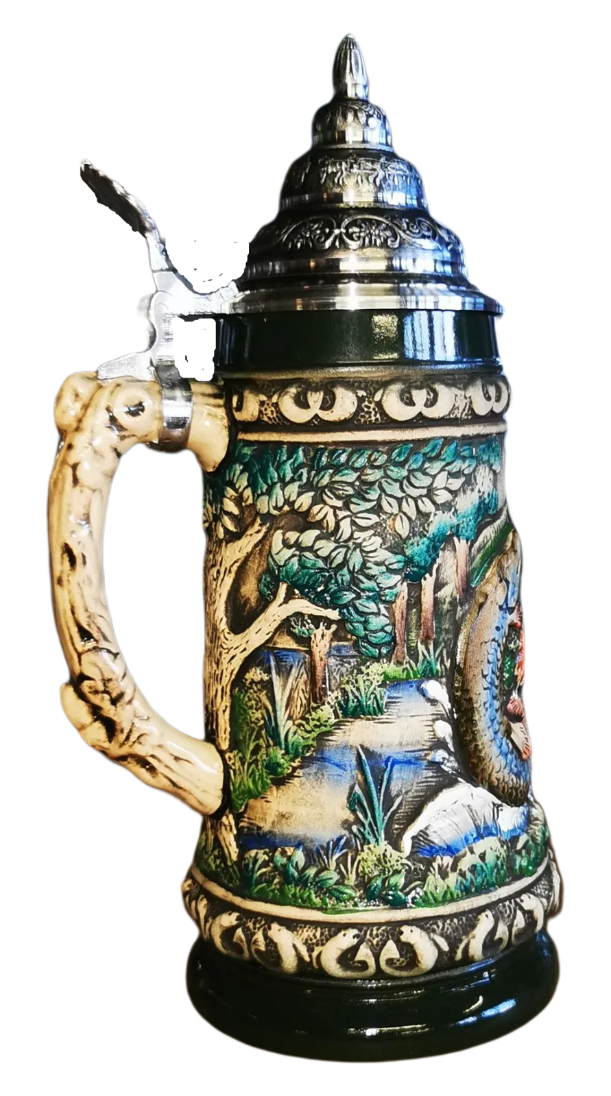 Angler Beer Stein Rustic 0.5L By KING image