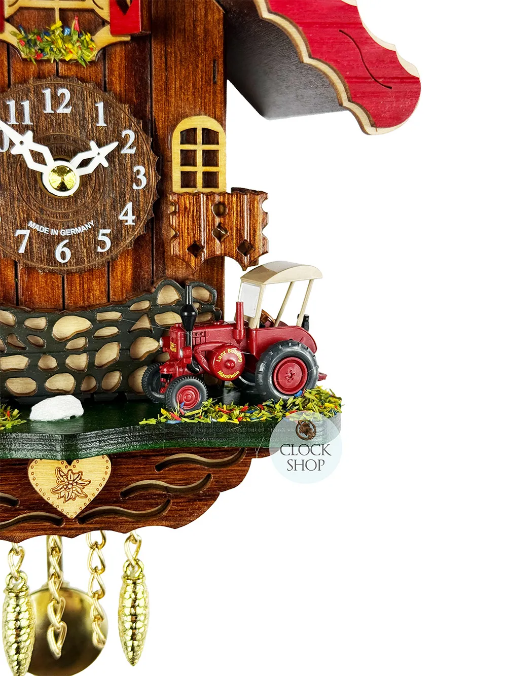 Tractor & Deer Battery Chalet Kuckulino 21cm By TRENKLE image
