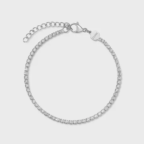 Gift Set- 28mm Gracieuse Silver Link Womens Quartz Watch With Élevé Silver Tennis Bracelet By CLUSE image