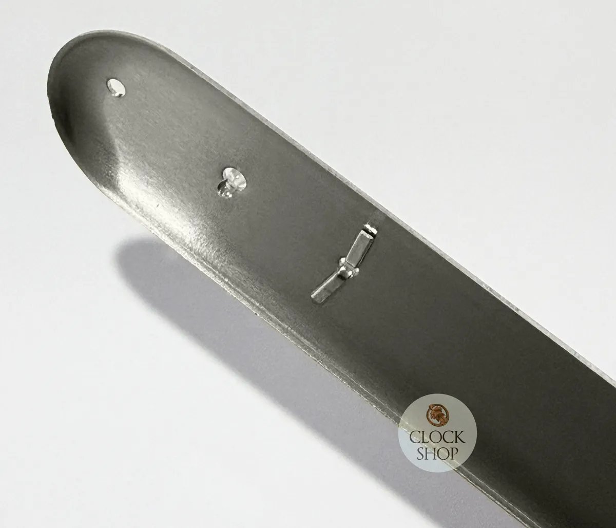 9.5cm Silver Thermometer Round Top By FISCHER image
