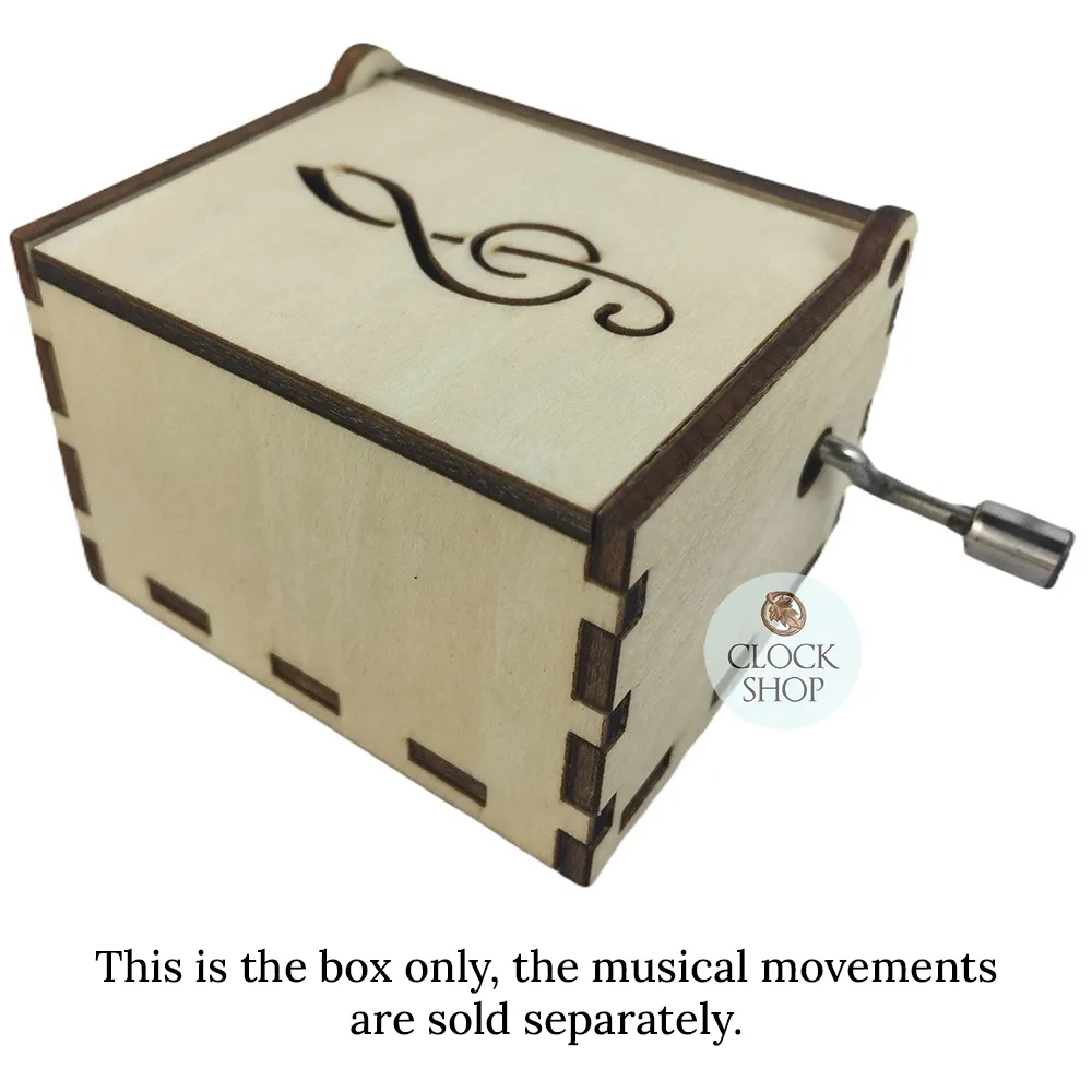 DIY Wooden Music Box Case For Hand Crank Musical Movements image