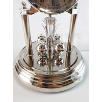 23cm Silver Anniversary Clock With Westminster Chime By HALLER image