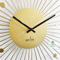 50cm Brielle Gold Starburst Wall Clock By ACCTIM image