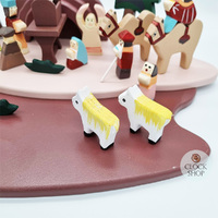 23 Piece Wooden Nativity Set image