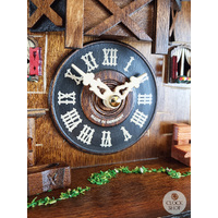 Farm House & Weather House Battery Chalet Cuckoo Clock 24cm By ENGSTLER image