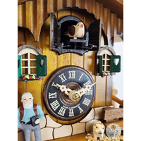 Heidi House Battery Chalet Cuckoo Clock 19cm By ENGSTLER image