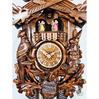 Before The Hunt 8 Day Mechanical Carved Cuckoo Clock 54cm By ENGSTLER image