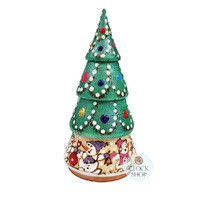 Woodburn Christmas Tree Russian Dolls- 13cm (Set Of 3) image