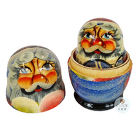 Christmas Russian Dolls- Mini 5.5cm (Set Of 5) image