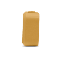 9cm Kitto Yellow LCD Digital Alarm Clock By ACCTIM image