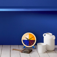 15cm Flor Collection Blue Silent Analogue Alarm Clock By CLOUDNOLA image
