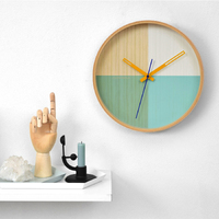 30cm Flor Collection Turqouise Silent Wall Clock By CLOUDNOLA image