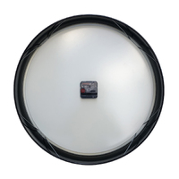 45cm Factory Collection Black Silent Wall Clock By CLOUDNOLA image