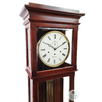 204cm Mahogany Longcase Grandfather Clock With Westminster Chime image