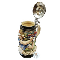 Golfer Beer Stein Cobalt Finish 0.5L By KING image